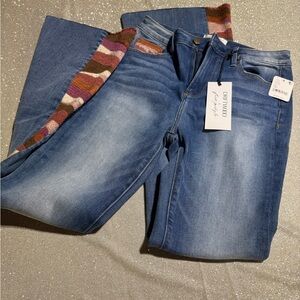 Free people X Driftwood NWT 26X32 Denim Blue Women Jeans